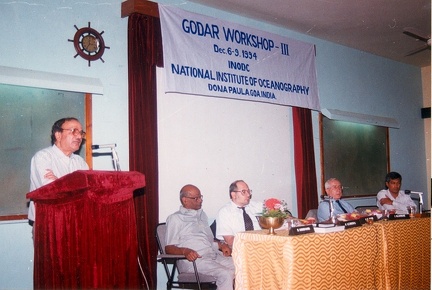 GODAR-III for Indian Ocean Countries, Goa, India, 6-9 December 1994