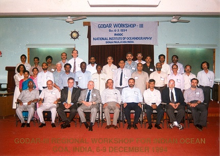 GODAR-III for Indian Ocean Countries, Goa, India, 6-9 December 1994
